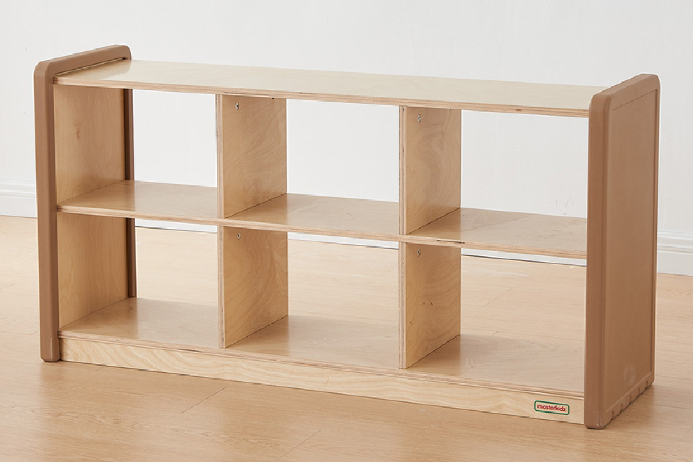 masterkidz 軟邊角系列-中空六格櫃